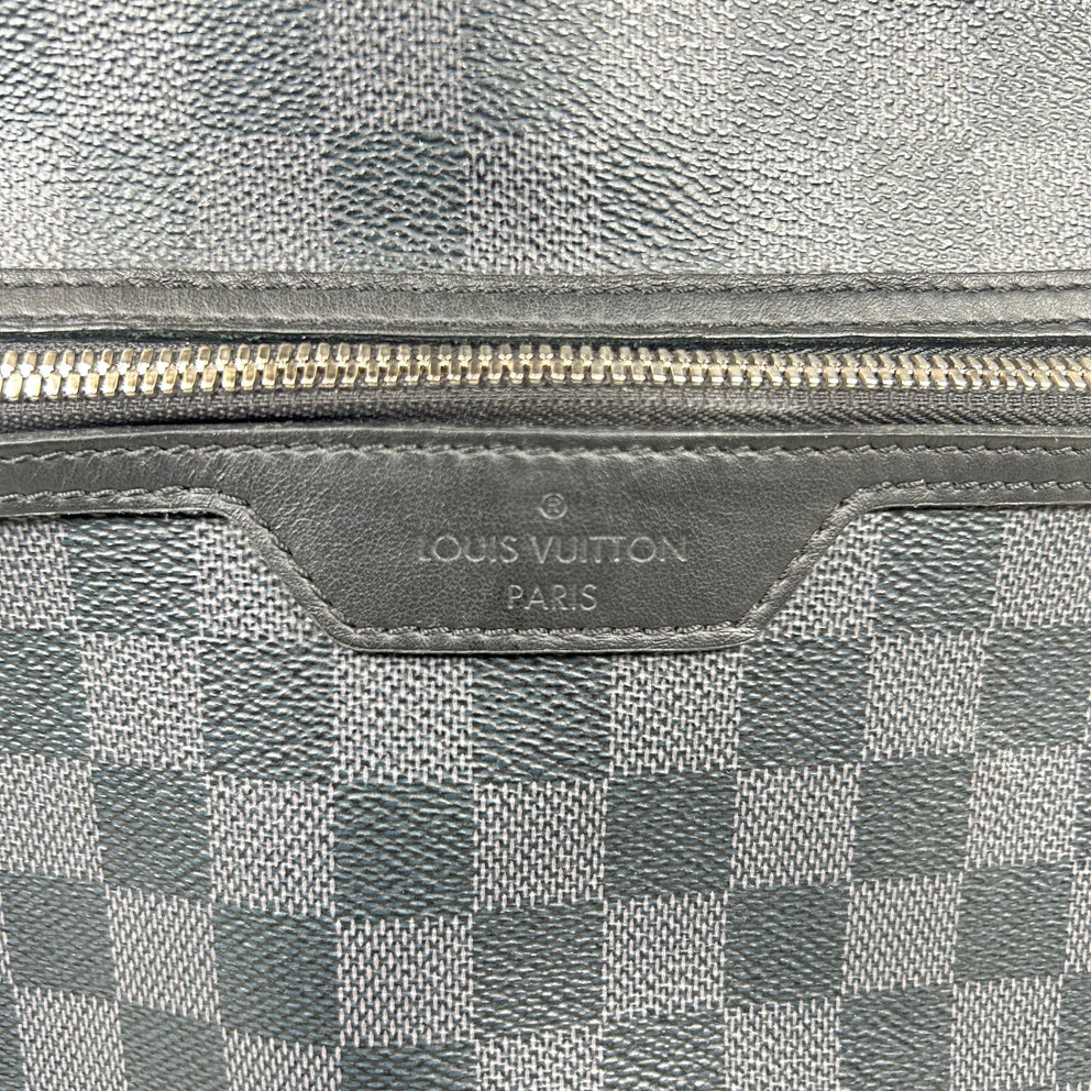 Louis Vuitton Black Damier Michael Backpack