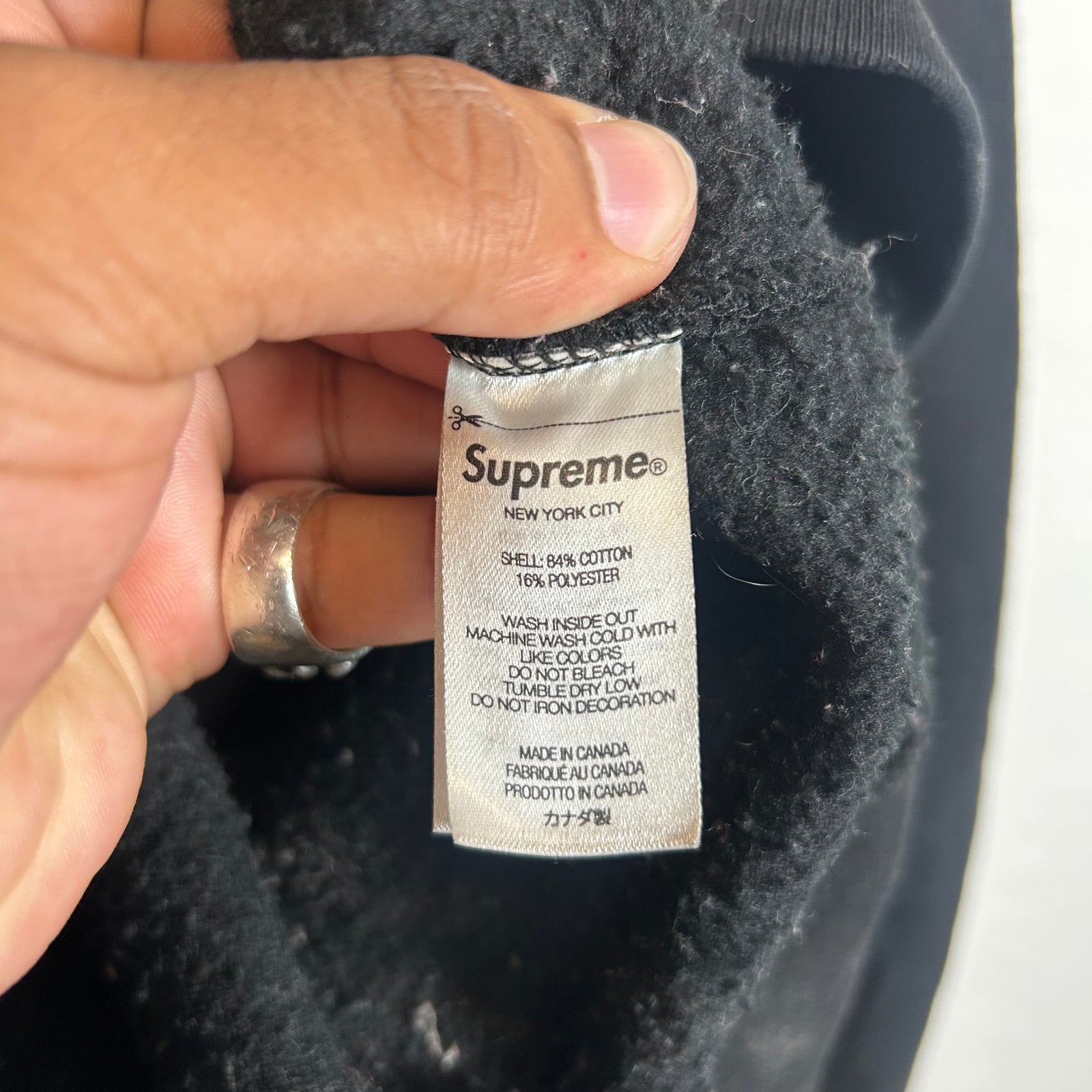 Supreme x Yohji Yomamoto FW22 Black Tekken Hoodie Size M