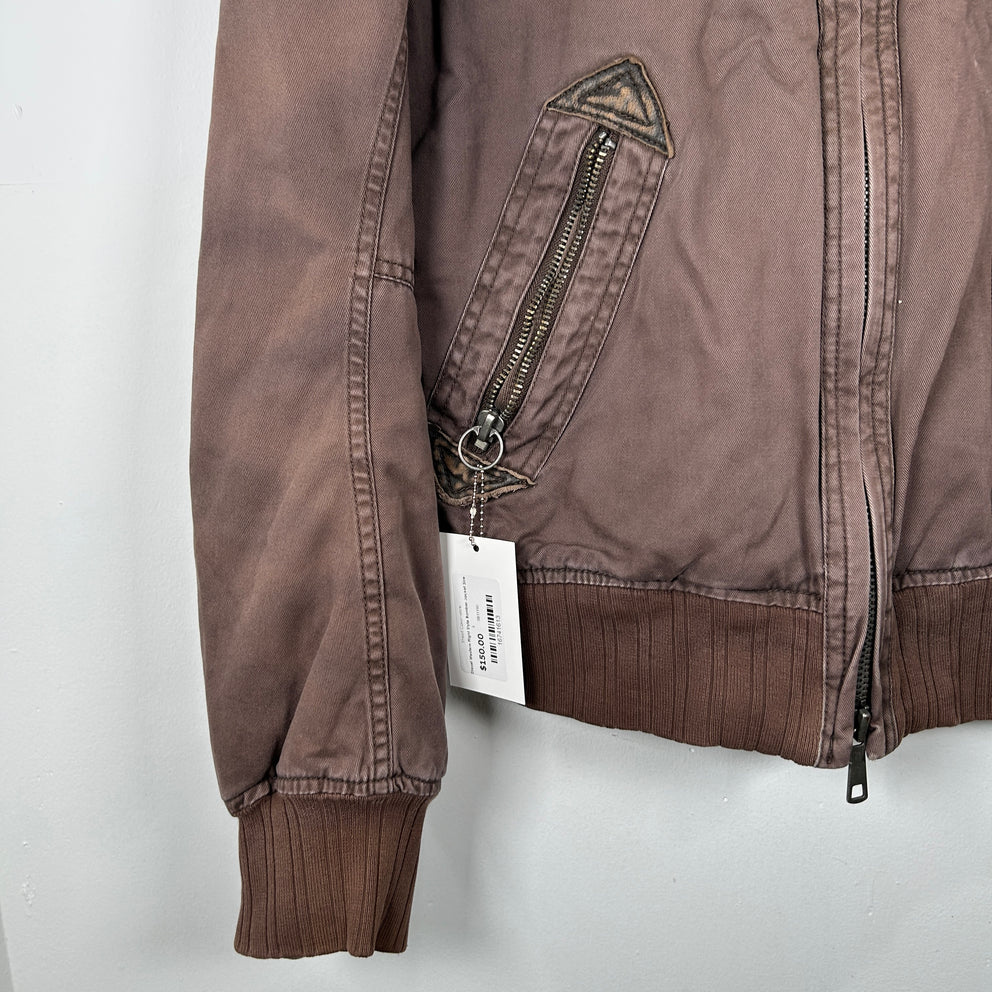 Diesel Western Flight Style Bomber Jacket Size L