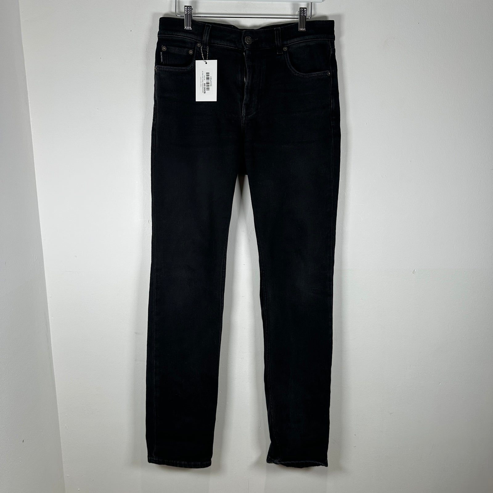 Balenciaga Black Wash Jeans Size 32