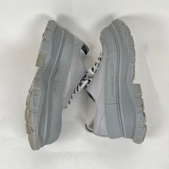 Alexander McQueen Grey Tread Slick Low Top Sneaker Size 45