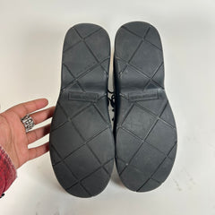 Bottega Veneta Black Lace Up Puddle Boots Size 45