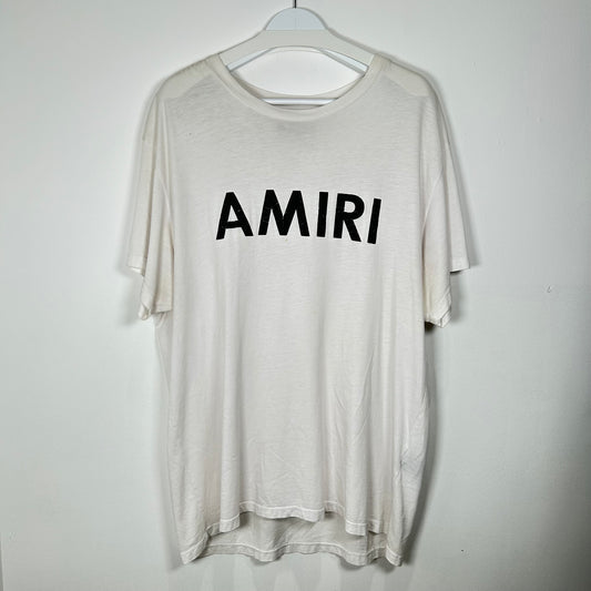 Amiri Crackled Logo T-Shirt Size L