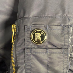 Martine Rose 'Classic' Navy Cropped Bomber Jacket Size S