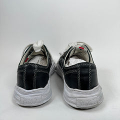 MMY Black Leather Peterson Sneaker Size 43