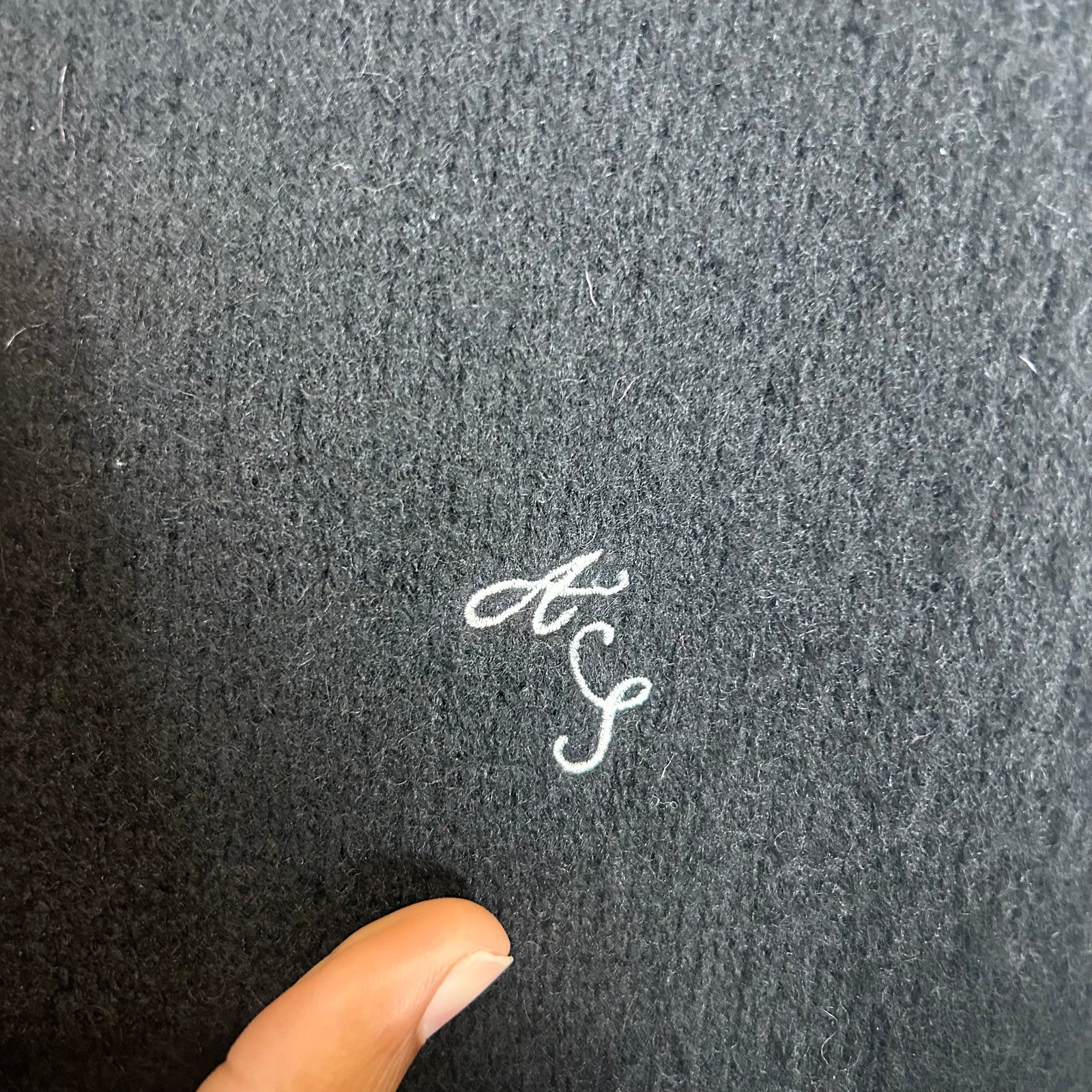 Acne Studios Black Wool Cardigan Size S