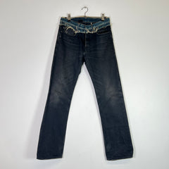 Dior Homme AW06 'These Grey Days' Cummerbund Jeans Size 28