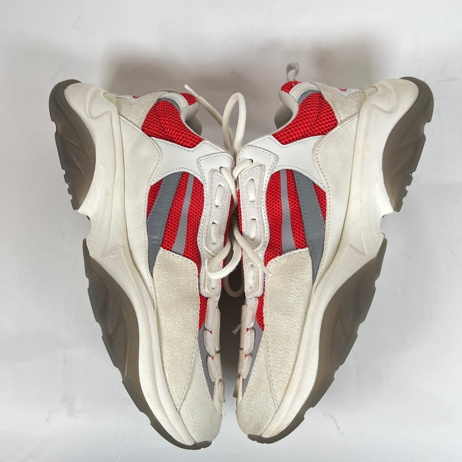 Amiri Grey/Red Bone Runner Size 42