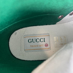 Gucci Beige Tennis 1977 Canvas High-Top Sneaker Size GG 38.5