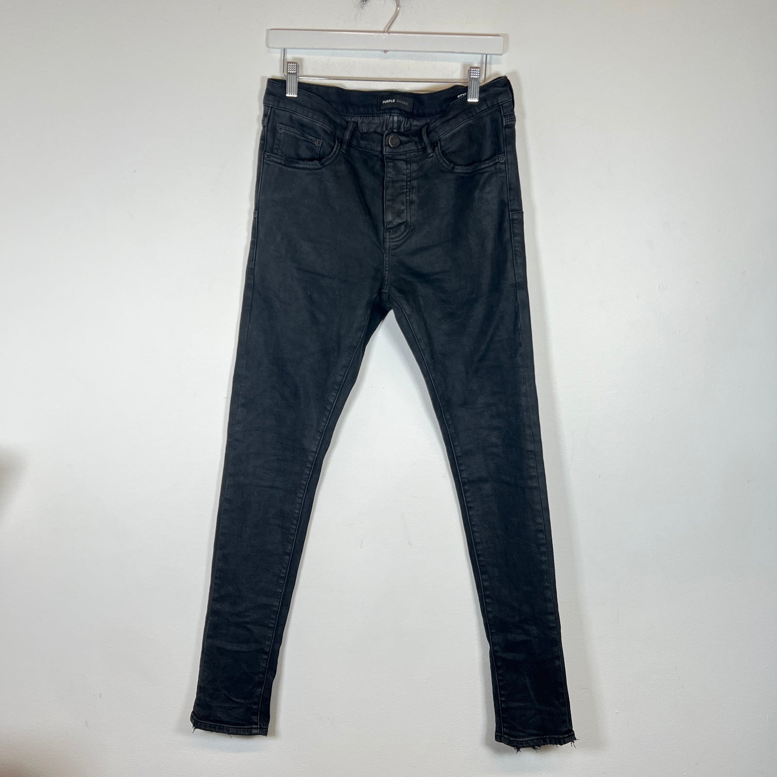 Purple Brand Black Waxed Denim Size 31