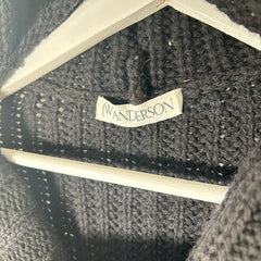 J.W. Anderson Black Knitted 'Tubular' Turtleneck Size S