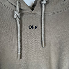 Off-White Olive Stitch Hoodie Sz M