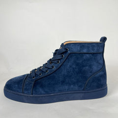 Christian Louboutin Navy Louis Orlato High-Top Sneaker Size 40