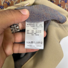 Needles Brown Floral Track Jacket Size XL