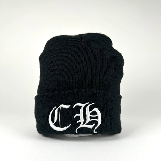Chrome Hearts 'CH' Embrodiery Black Beanie