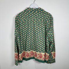Bode Flower Print Long Sleeve Shirt Size L/XL