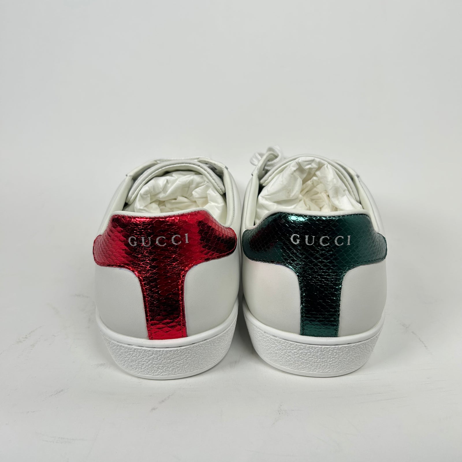 Gucci White Ace Bee Sneaker Size GG 9.5