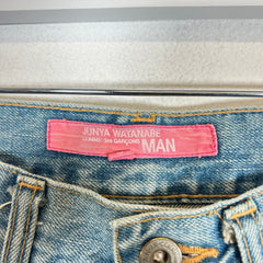 Junya Watanabe x CDG AW04 'Crash' Denim Jeans Size 26