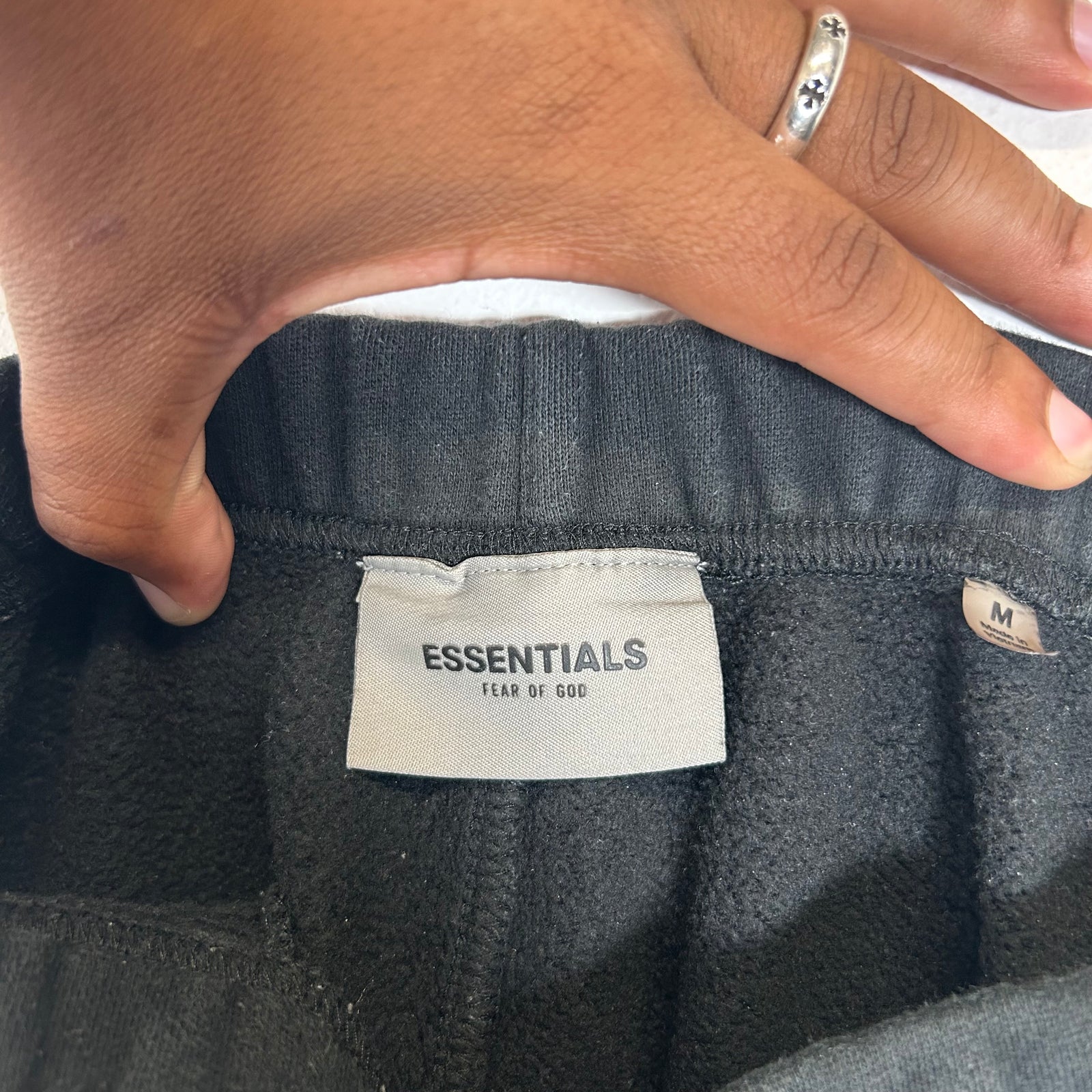 Essentials Black Sweatpants Size M