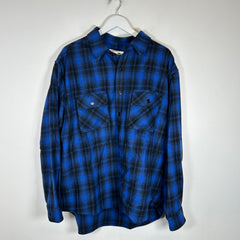 Celine Blue Wool Flannel Size M