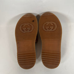 Gucci GG Canvas Platform Sandals Size 38