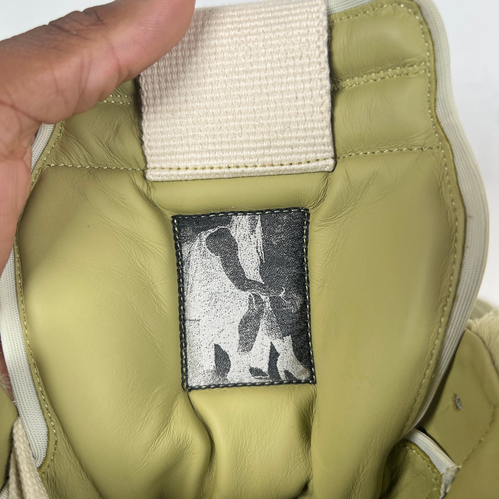 Rick Owens Dirty Acid/Milk Ponyhair Geobasket Size 42