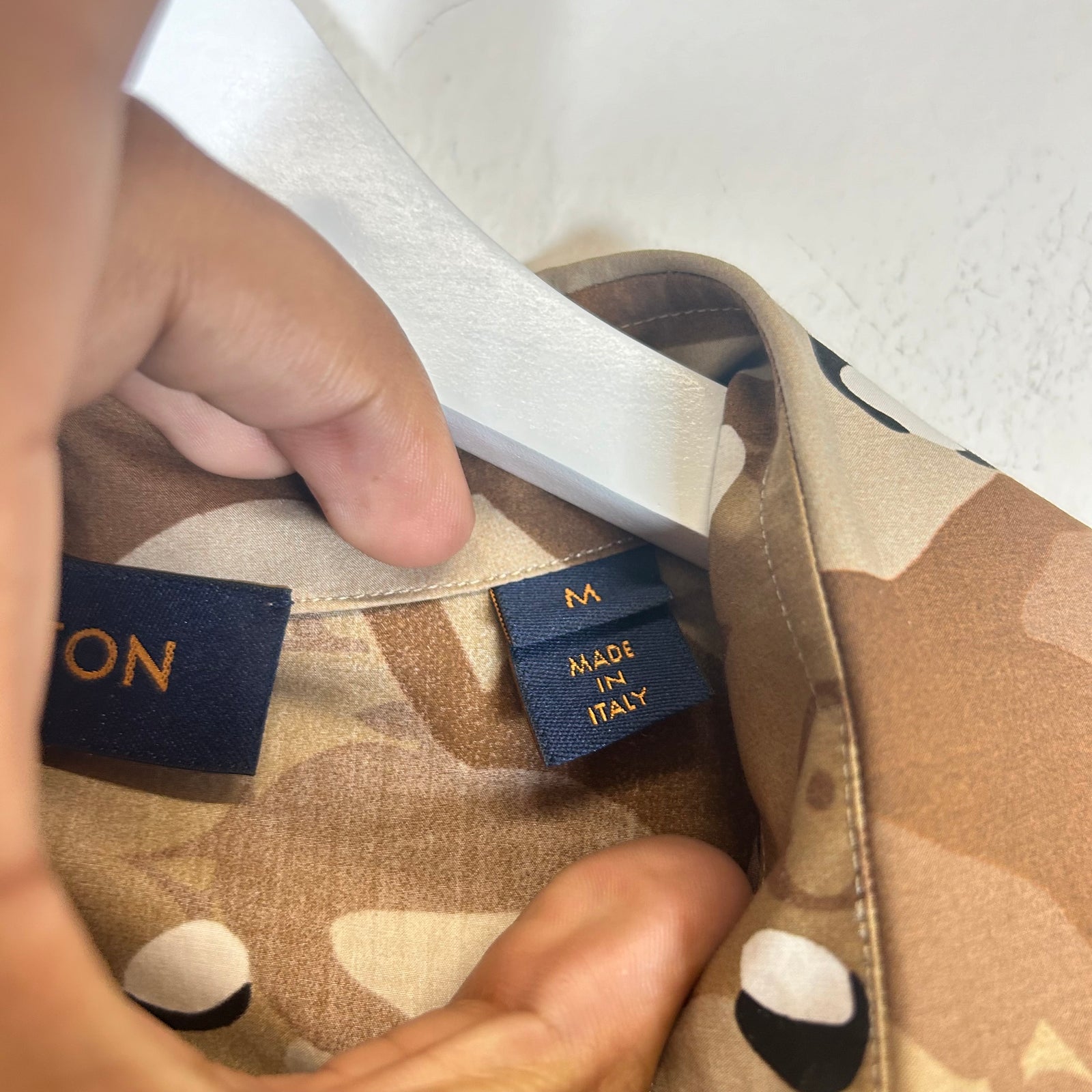Louis Vuitton SS20 Desert Camo Shirt Size M