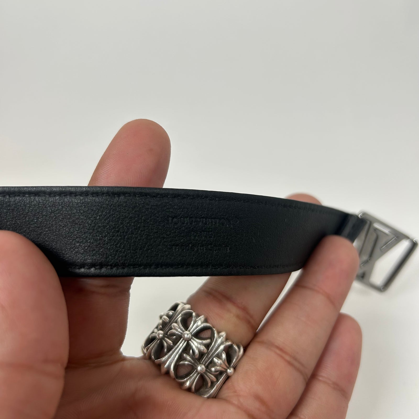 Louis Vuitton Black Hockenheim Monogram Eclipse Bracelet