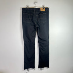 Balenciaga Black Destroyed-Cut Jeans