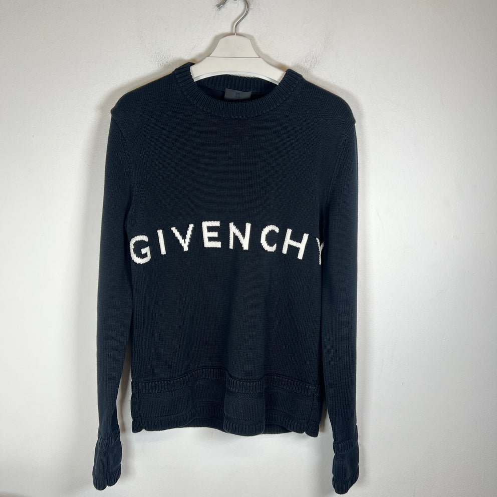 Givenchy Black 4G Knit Sweater Size M