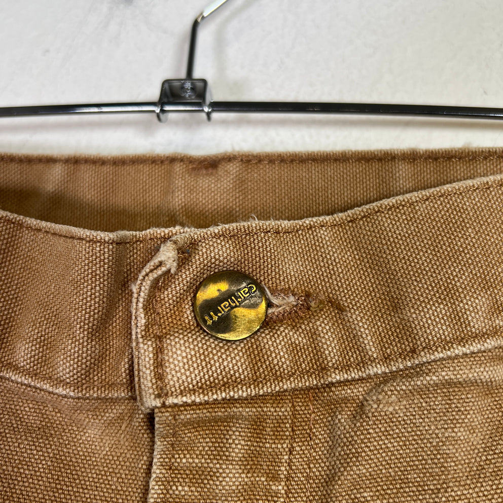 Carhartt Vintage Khaki Distressed Double Knee Carpenter Pants