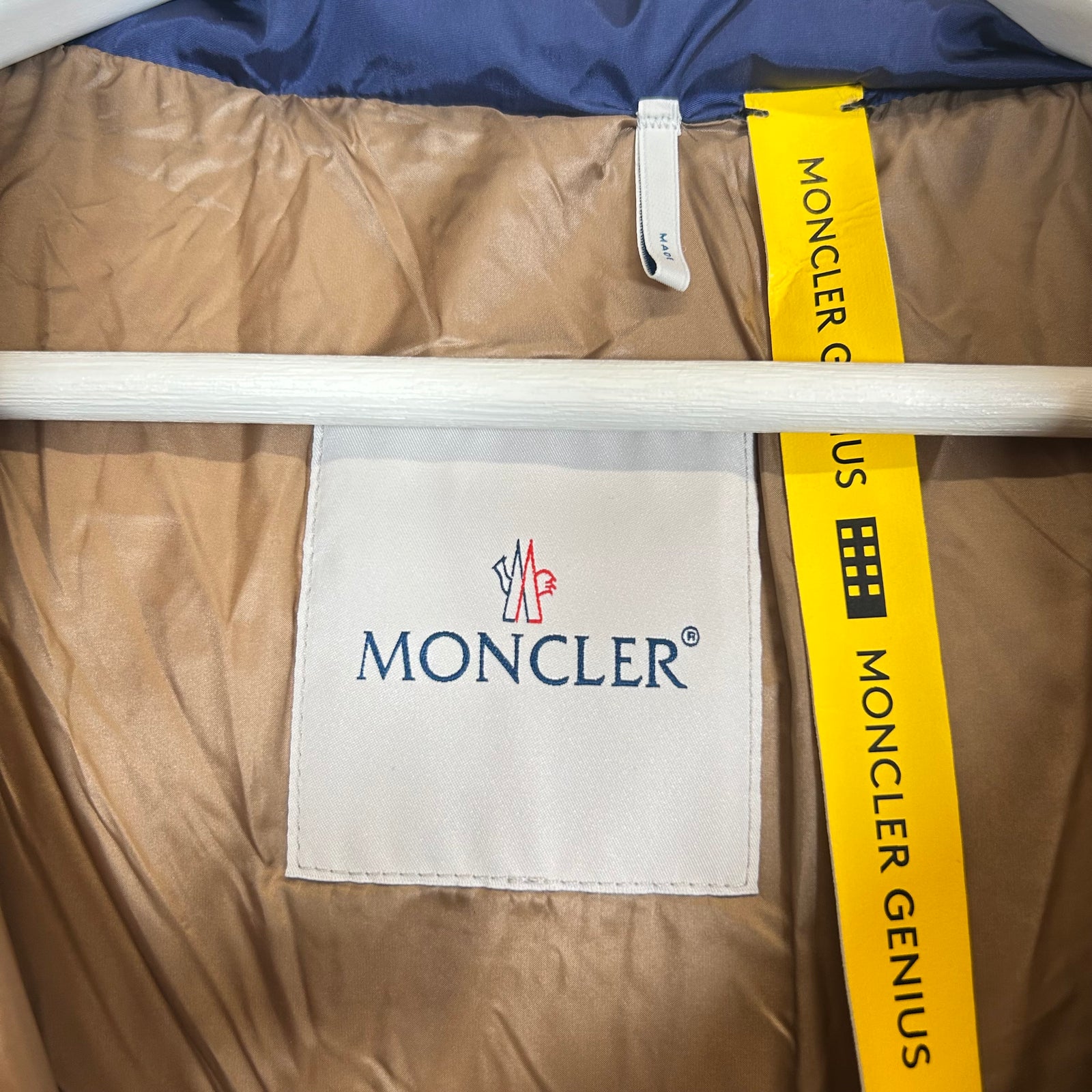 Moncler Genius x Palm Angels Navy/Red Denneny Down Jacket Size 4