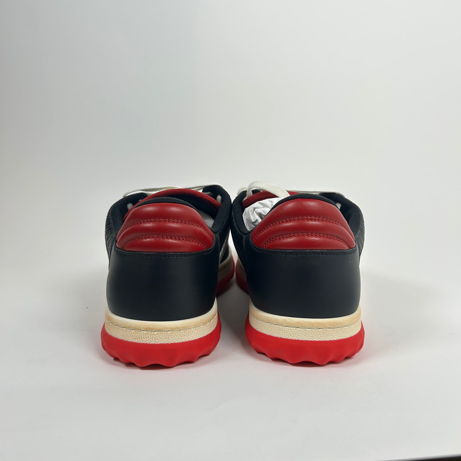 Gucci Black/Red Mac 80 Sneaker Size GG 10