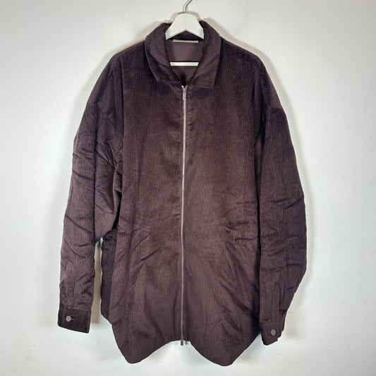 Fear of God Essentials Plum Corduroy Jacket Size L
