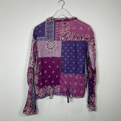 Kapital Purple Paisley Shirt Size 5
