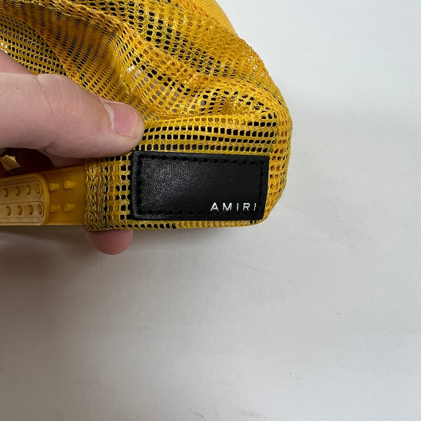Amiri Yellow Trucker Hat