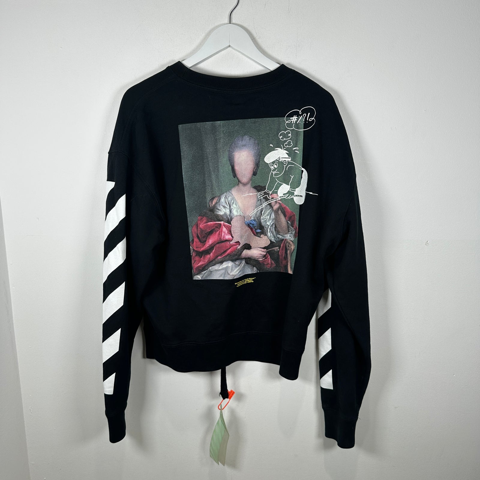 Off-White Stencil Sleeves Crewneck Size S