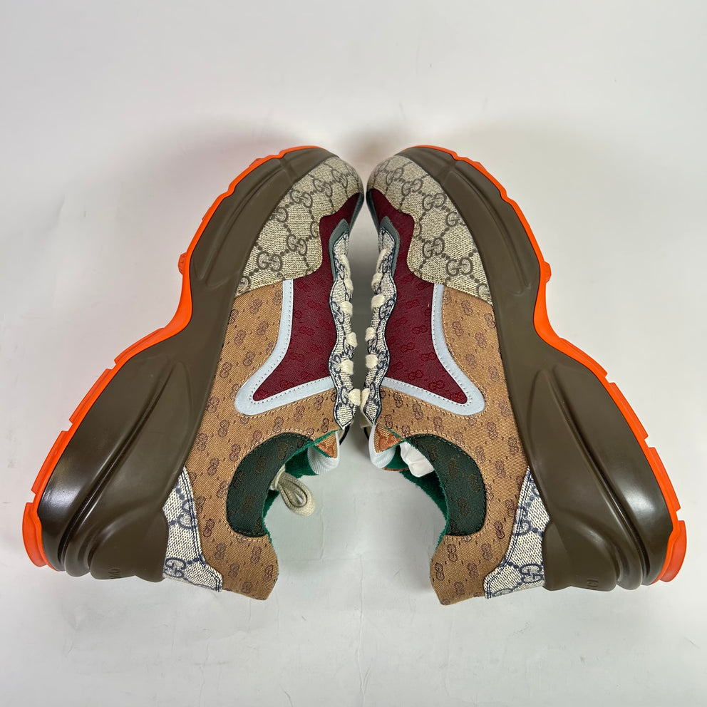Gucci Burgundy GG Rhyton Sneaker