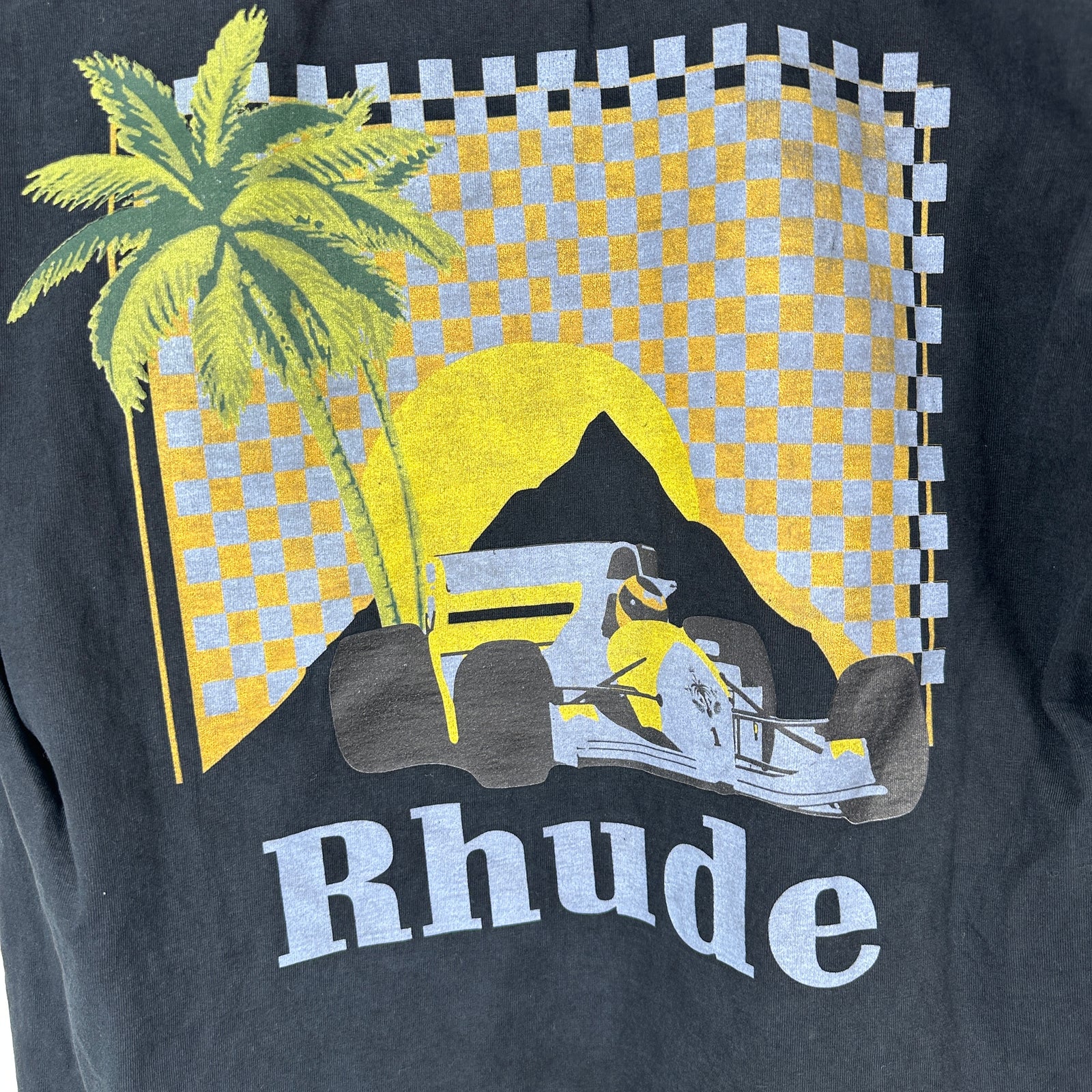 Rhude Black Tropical T-Shirt Size M