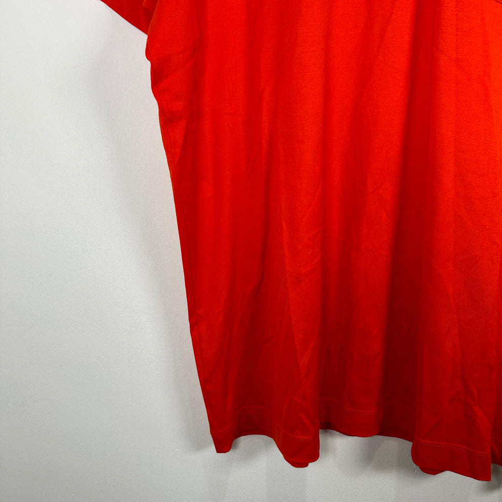 Louis Vutton Orange Logo Polo Size XL
