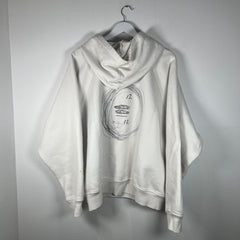 Enfant Riches Deprimes SS18 Valet Slip 'Indicates Damage' White Hoodie Size XL
