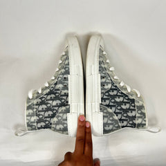 Dior B23 Black/White High Top Sneaker Size 44