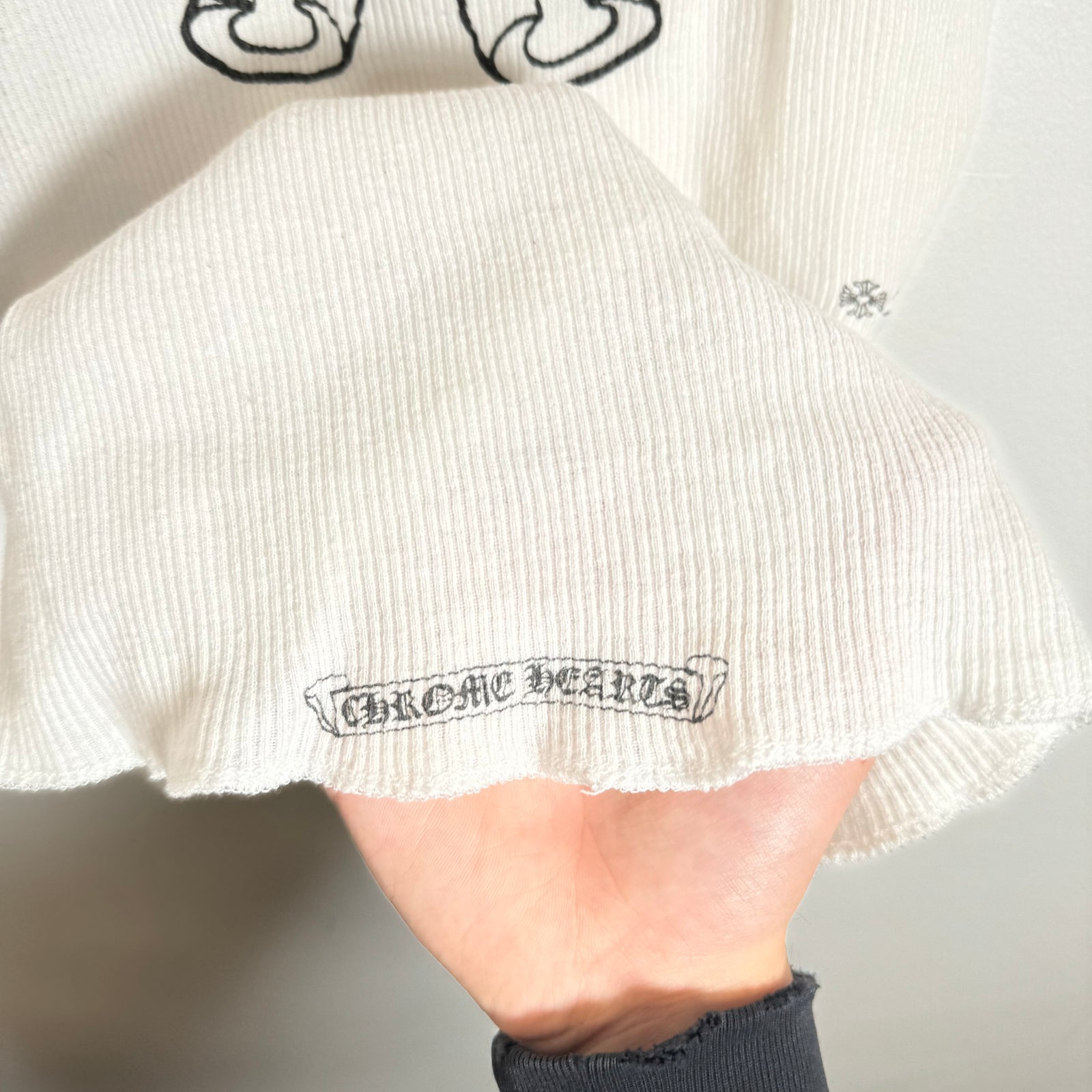 Chrome Hearts Horseshoe Ribbed Tank Top