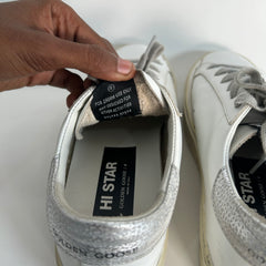 GGDB Hi Star Classic White/Silver Size 38