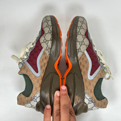 Gucci Burgundy GG Rhyton Sneaker Size GG 9