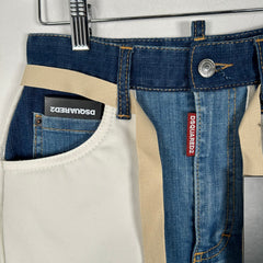 Dsquared Inside Out Denim Skirt Size 38/XS