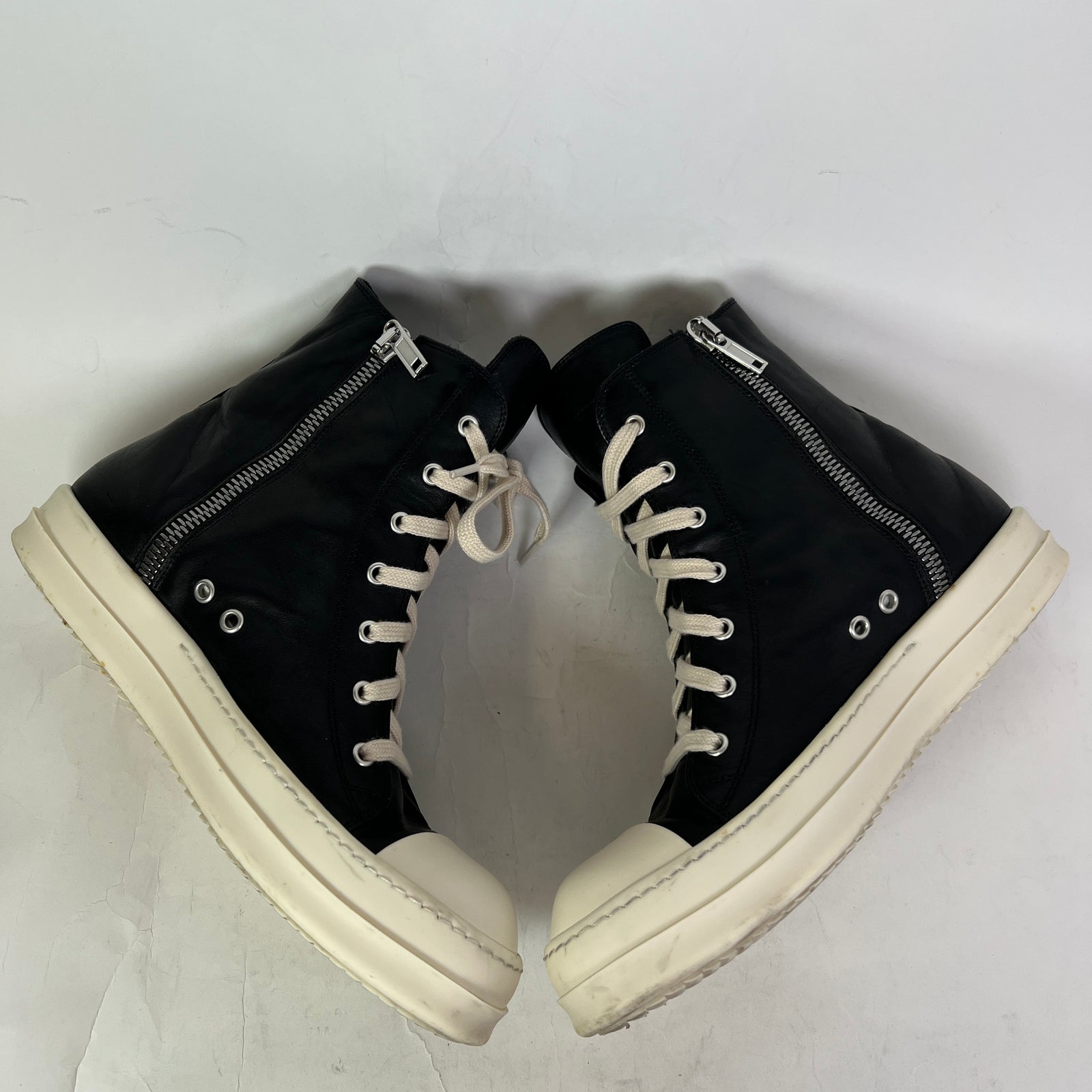 Rick Owens Mainline Leather High-Top Ramones