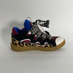 Lanvin Curb Leopard Sneakers Size 13