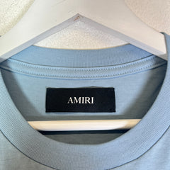 Amiri Light Blue Spirit Logo T-Shirt