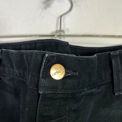 Carhartt Vintage Black Distressed Double Knee Carpenter Pants 002